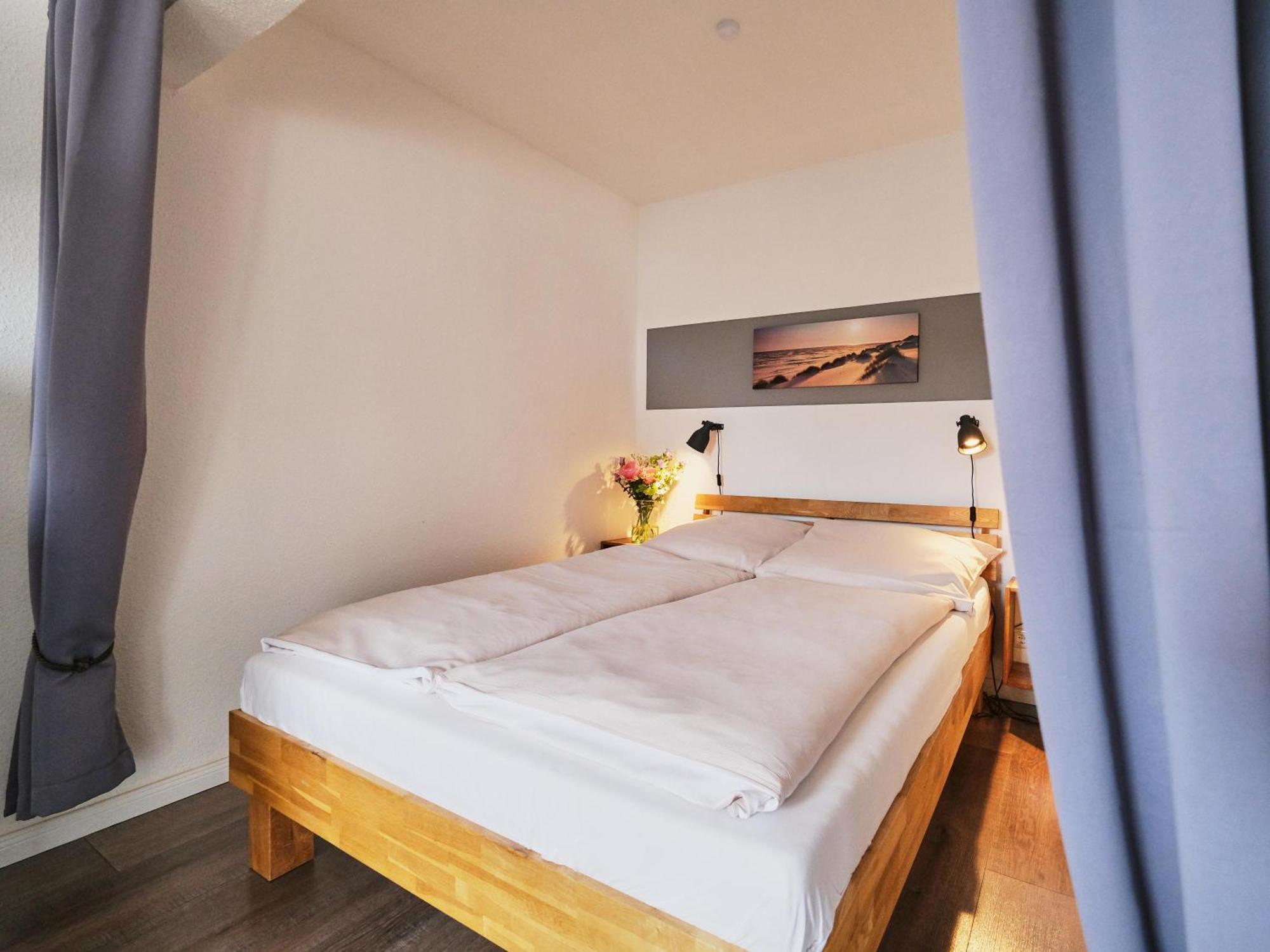 Smile, Wunderschoene Wohnung Direkt Am Strand 哈里斯莱 外观 照片