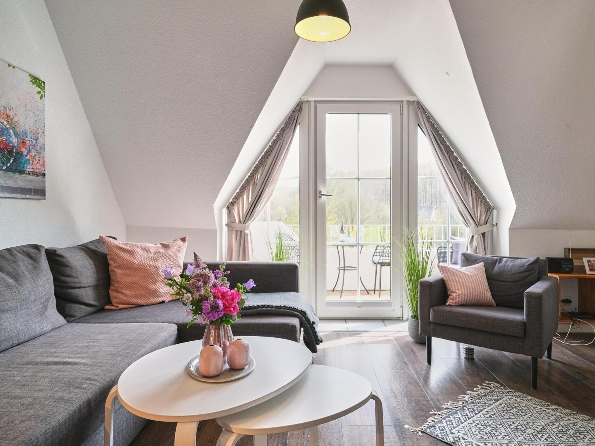 Smile, Wunderschoene Wohnung Direkt Am Strand 哈里斯莱 外观 照片